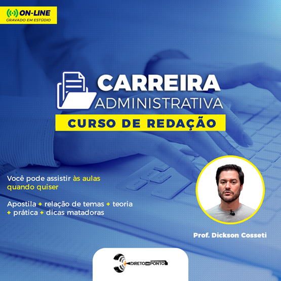 Curso de Redação para Carreiras Administrativas