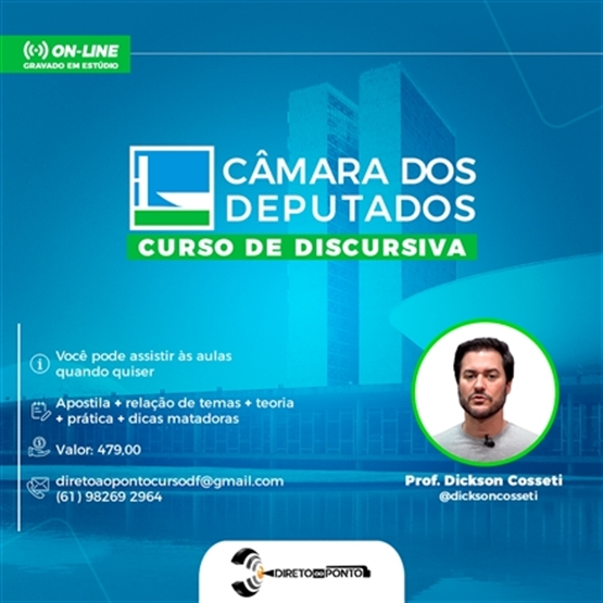 Curso de Discursiva para a Câmara dos Deputados