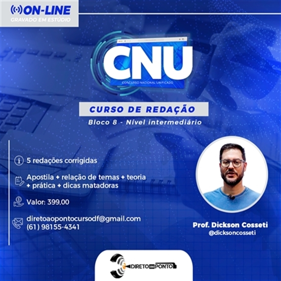 Curso de Redação para o CNU - Bloco 8