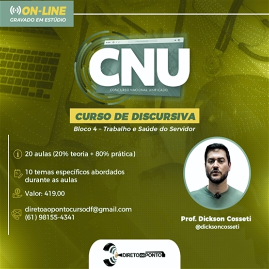 Curso de Discursiva para o CNU - Bloco 4