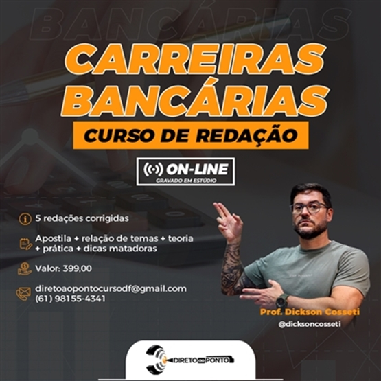 Curso de Redação para Carreiras Bancárias