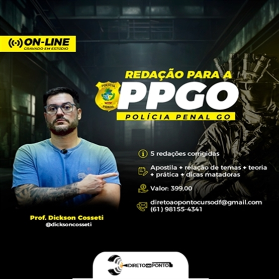 Curso de Redação para PPGO (pós-edital)