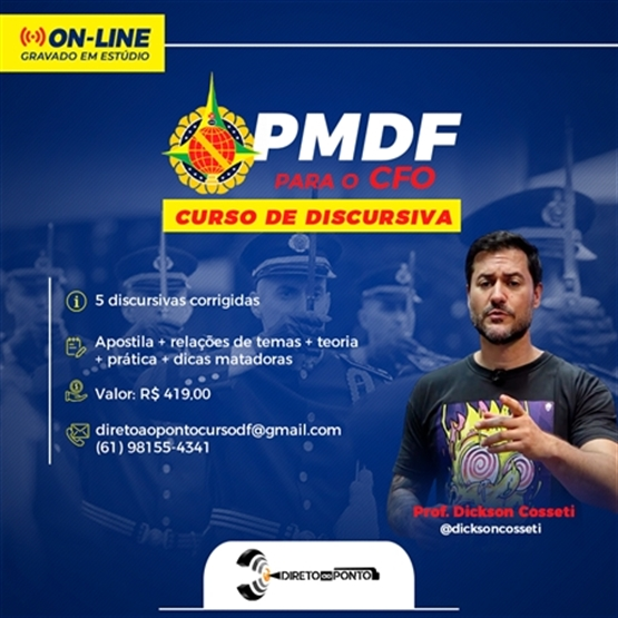 Curso de Discursiva para o CFO/PMDF