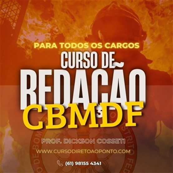 Curso de Redação para o CBMDF - Todos os cargos