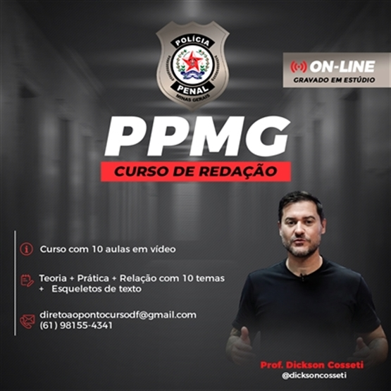 Curso de Redação para PPMG (sem correção de redação)