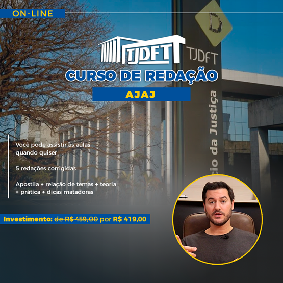 CURSO DE REDAÇÃO PARA O TJDFT - AJAJ